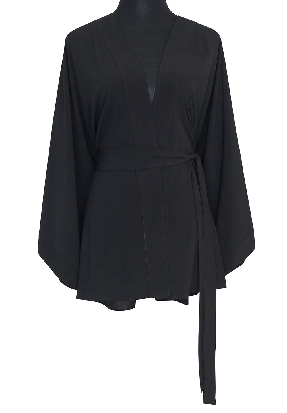 Monochrome - Black Kimono (Black)