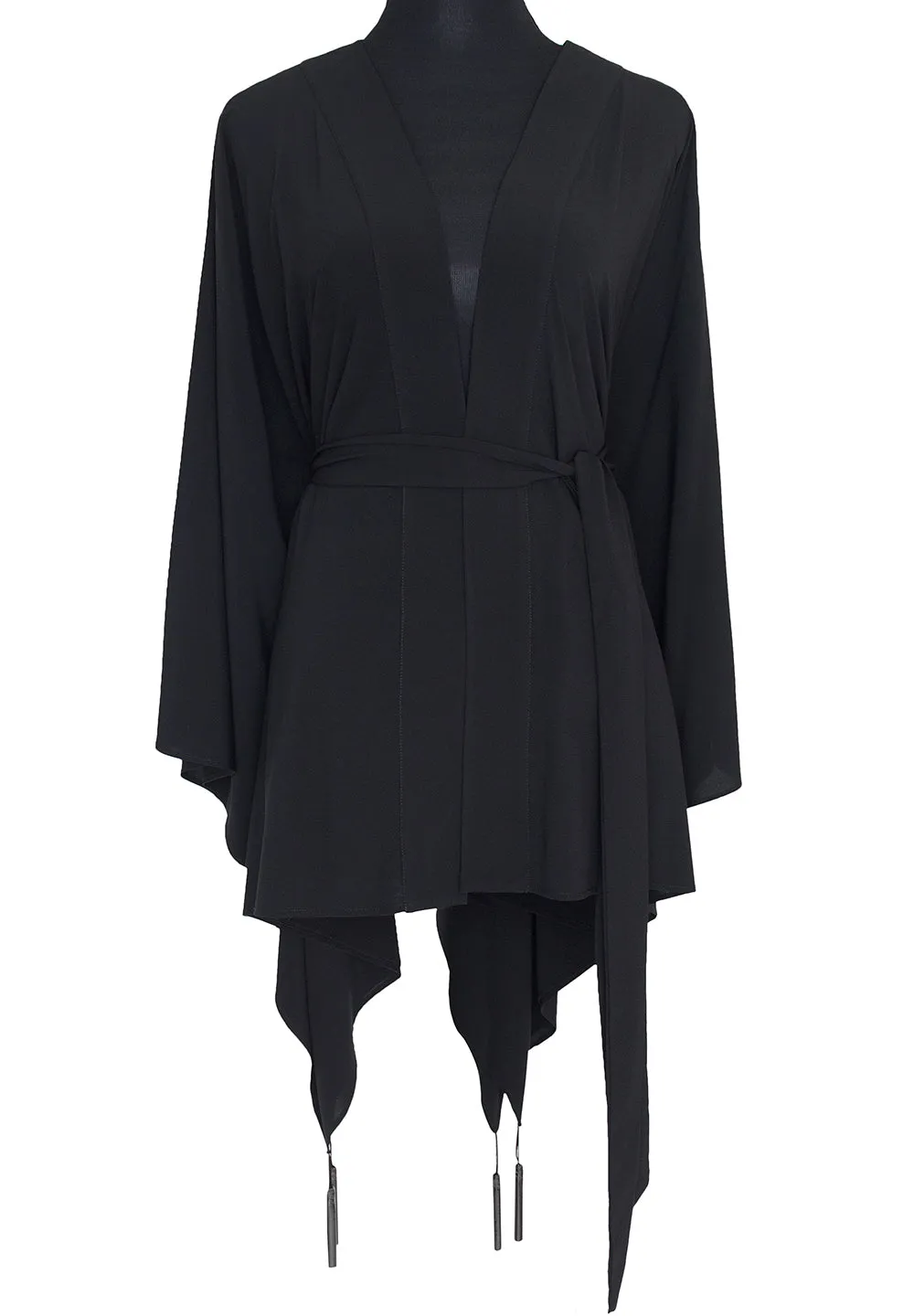 Monochrome - Black Kimono (Black)