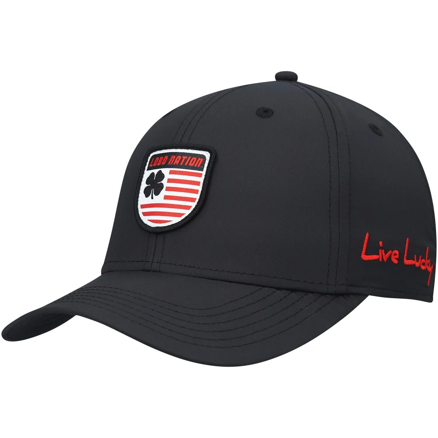 New Mexico Lobos Nation Shield Snapback Men's Black Baseball Cap