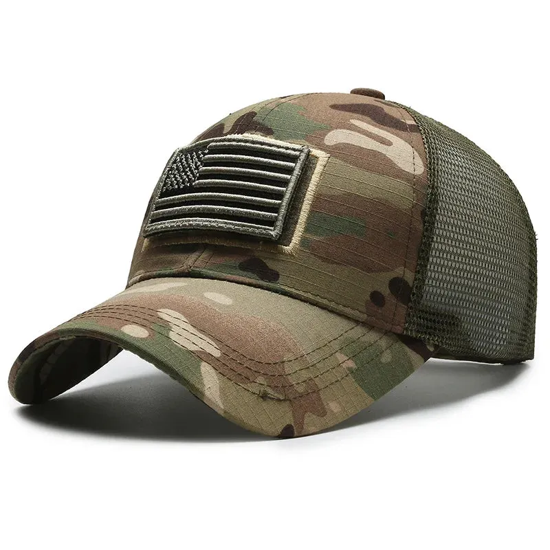 Patch Embroidered USA Digital Camo Baseball Cap