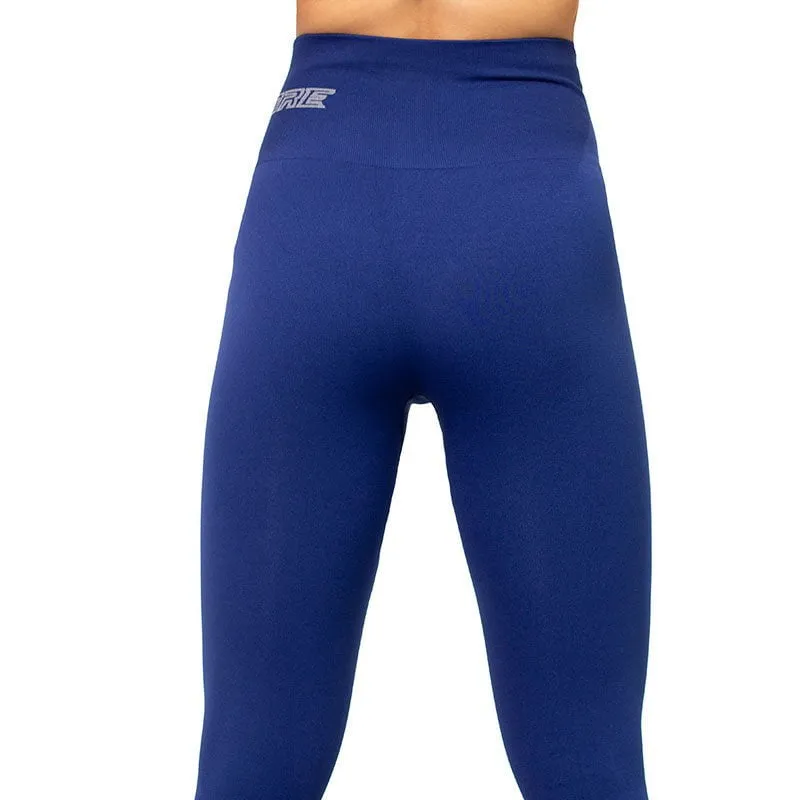 Patented Vixen Women's CORETECH® injury recovery/Postpartum 7/8 Legging ( Black and Blue)