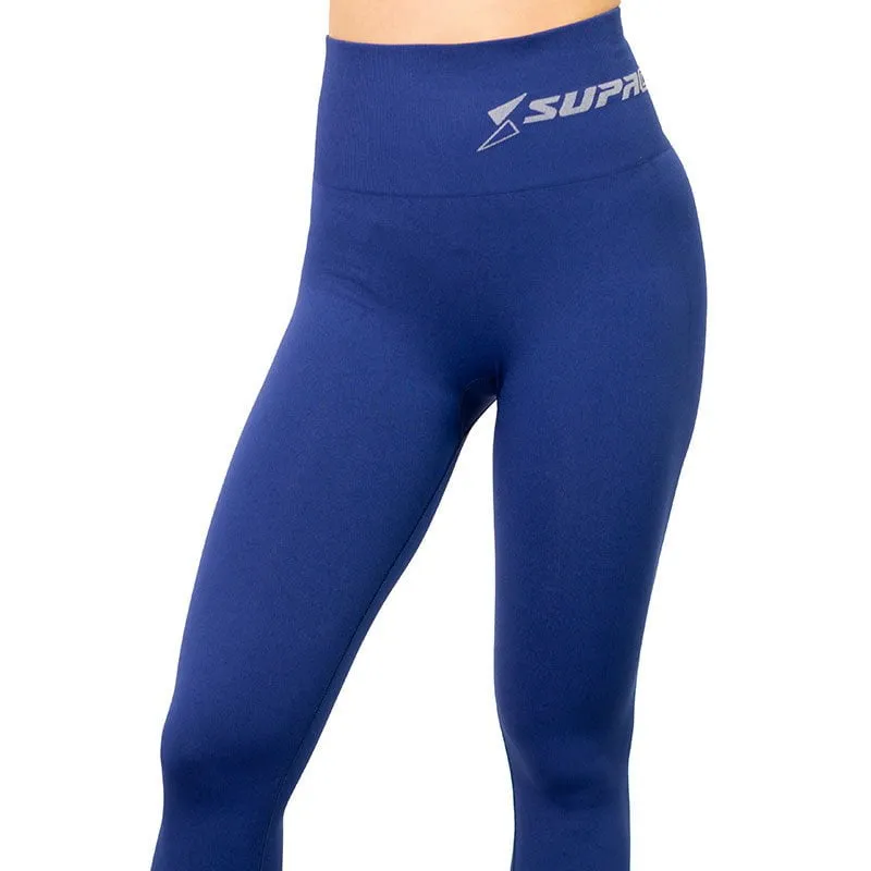 Patented Vixen Women's CORETECH® injury recovery/Postpartum 7/8 Legging ( Black and Blue)