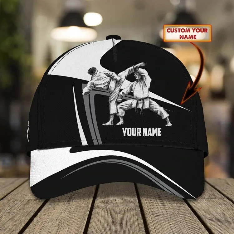 Personalized Karate 3D Baseball Cap, Karate students Hat, Karate Coach Cap for Him