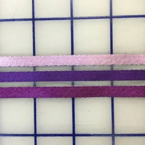 Ribbon on Horsehair - 1-inch Ombre Purple