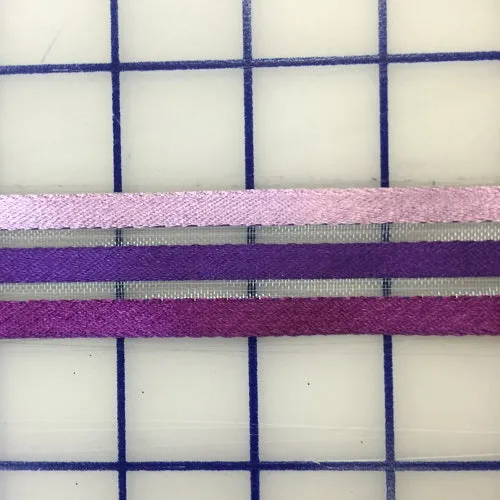 Ribbon on Horsehair - 1-inch Ombre Purple