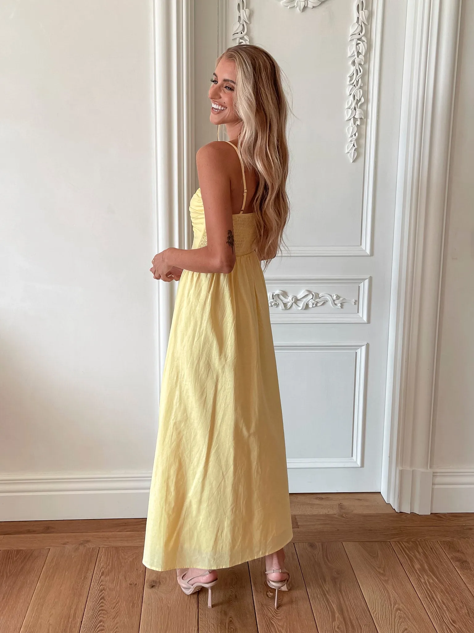 Rozetta Dress - Yellow