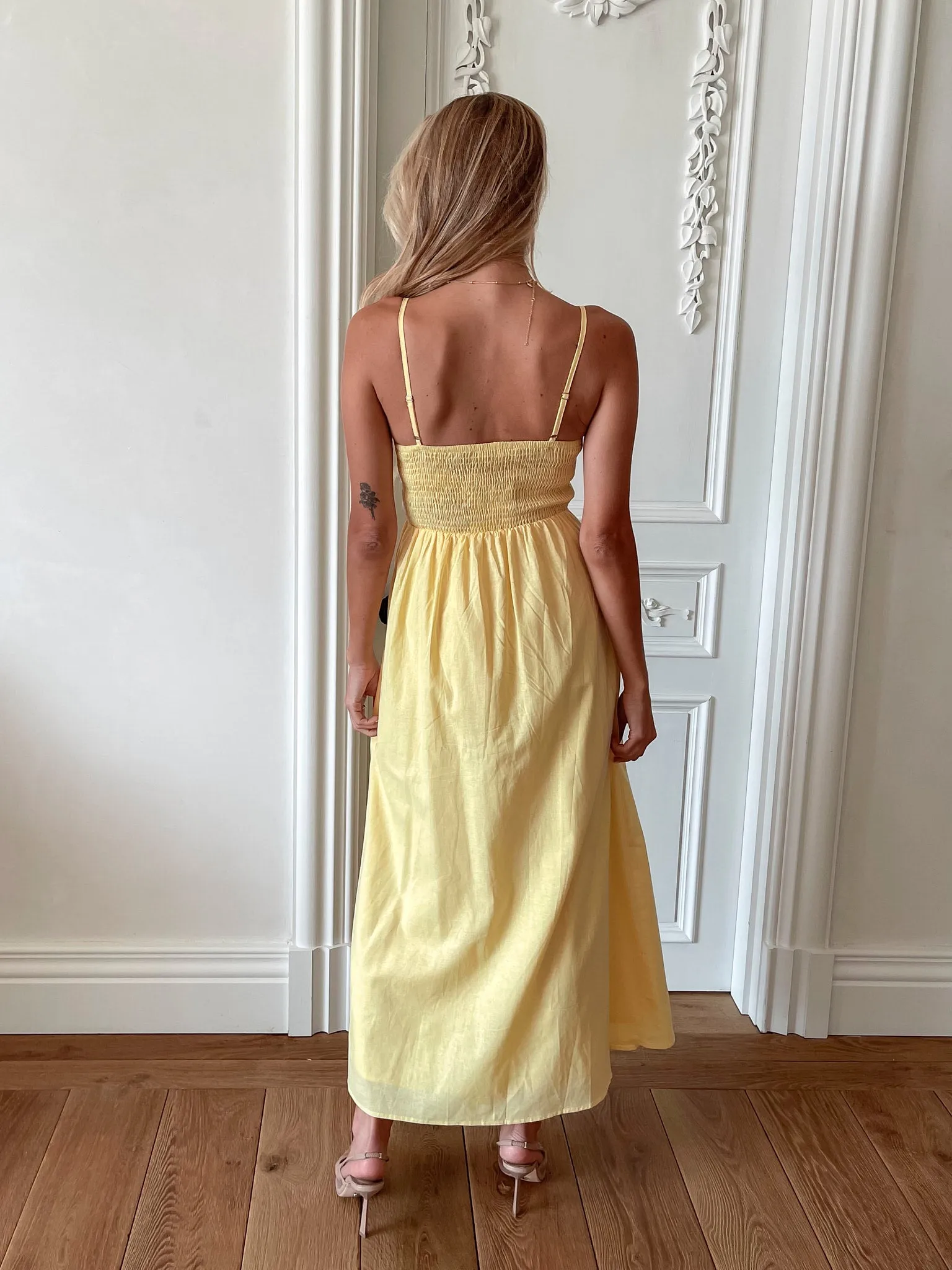 Rozetta Dress - Yellow