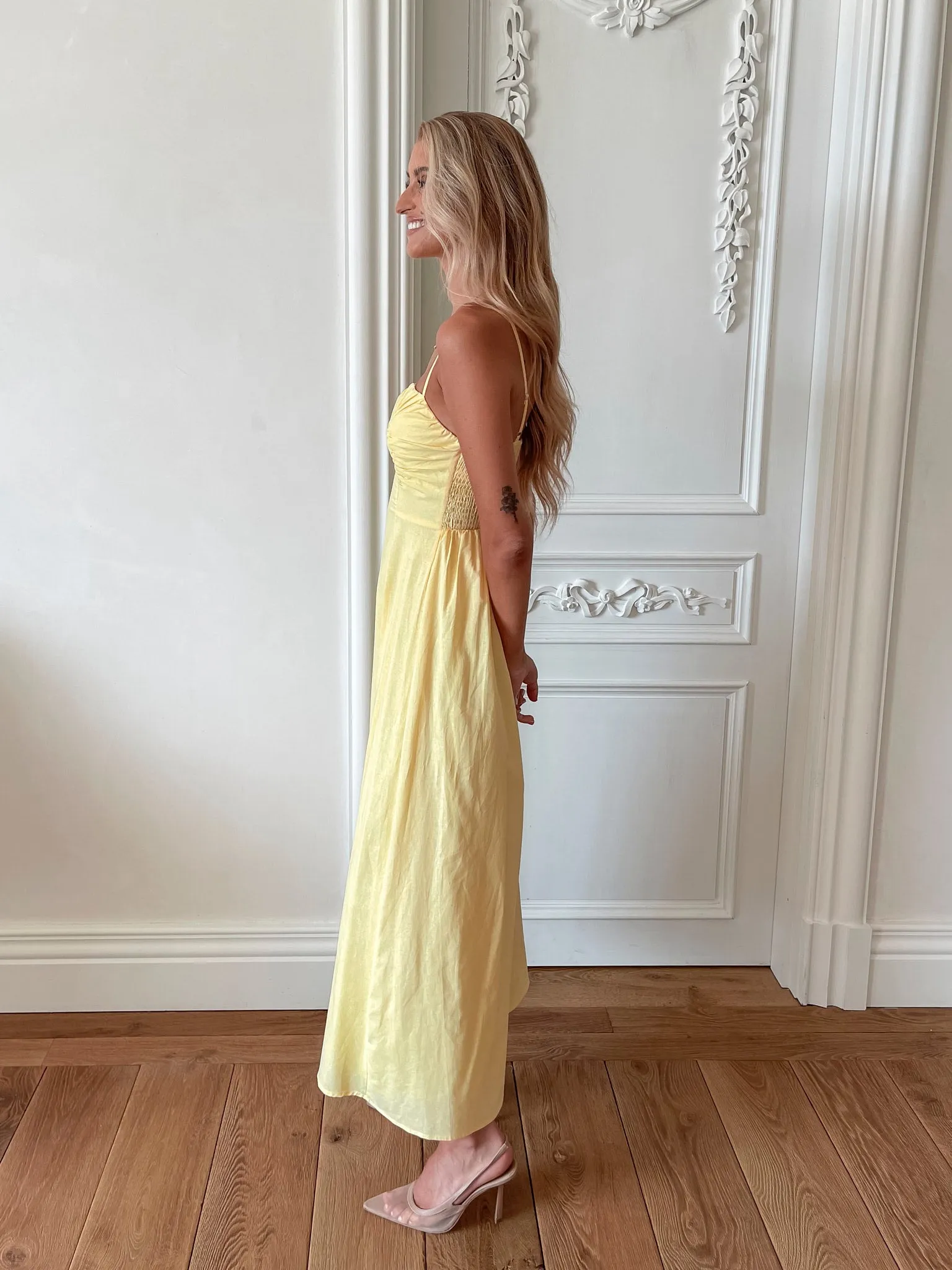 Rozetta Dress - Yellow