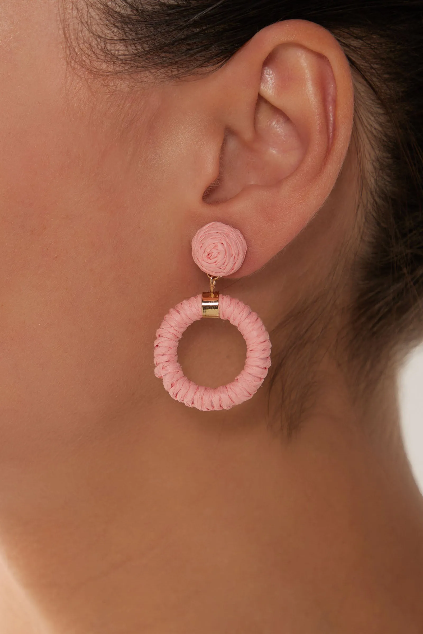 Sojourn Round Earring  - Cameo