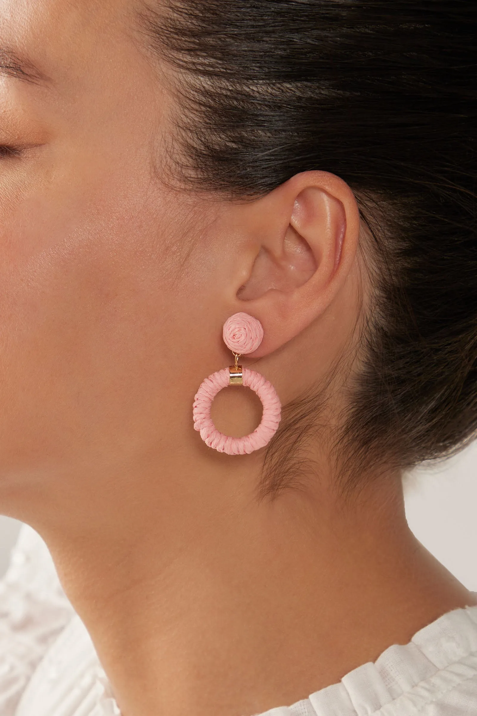 Sojourn Round Earring  - Cameo