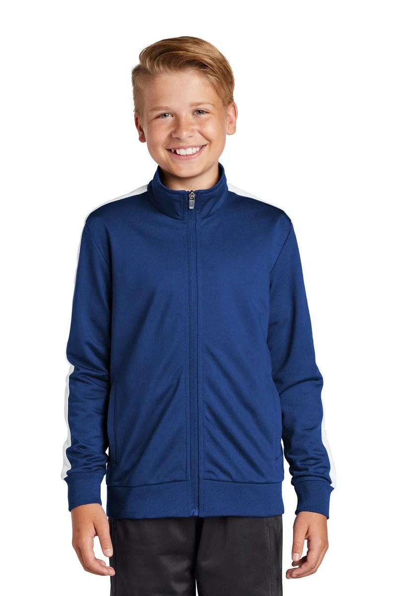 Sport-Tek YST94: Youth Tricot Track Jacket