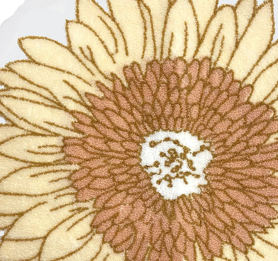 Sunflower 50cm Round Filled Cushion