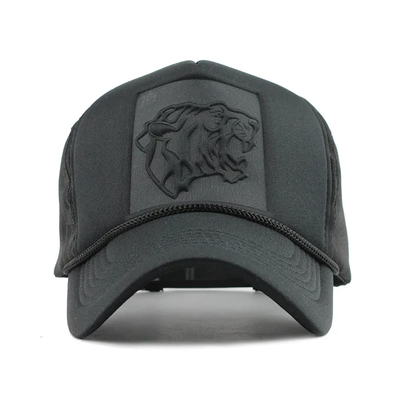 Tiger Embossed Baseball Cap