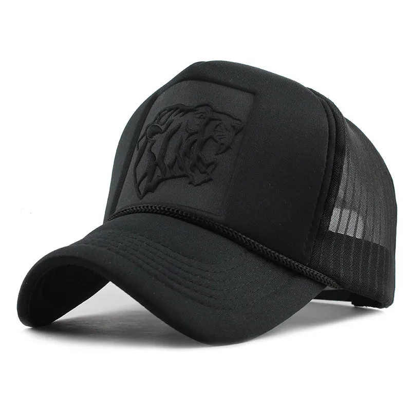 Tiger Embossed Baseball Cap