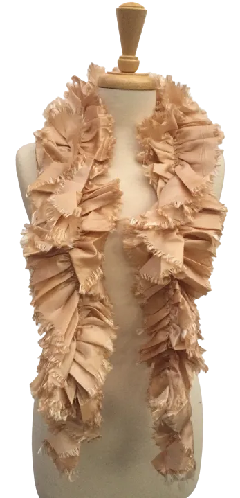 TR - Fringed and Layered Truffle Scarf