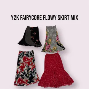 Y2K FAIRYCORE FLOWY SKIRT MIX